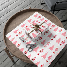 Load image into Gallery viewer, Pink Holiday Gift Wrap Papers