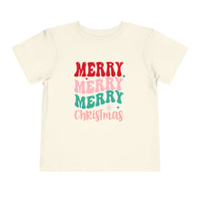 Load image into Gallery viewer, Merry, Merry Christmas Kids Holiday T Shirt