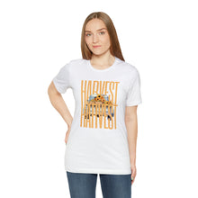 Load image into Gallery viewer, Harvest Happy Halloween Unisex Jersey Halloween Pumpkin Face Short Sleeve Tee