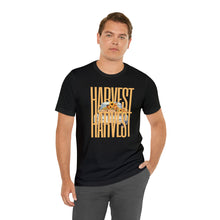 Load image into Gallery viewer, Harvest Happy Halloween Unisex Jersey Halloween Pumpkin Face Short Sleeve Tee