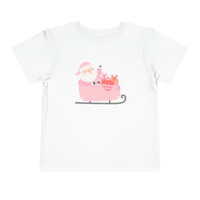 Load image into Gallery viewer, Santa Sleigh Christmas Kids Holiday T Shirt