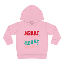 Load image into Gallery viewer, Merry + Bright Toddler Pullover Fleece Hoodie