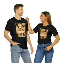 Load image into Gallery viewer, Harvest Happy Halloween Unisex Jersey Halloween Pumpkin Face Short Sleeve Tee