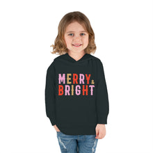 Load image into Gallery viewer, Merry + Bright Toddler Pullover Fleece Hoodie