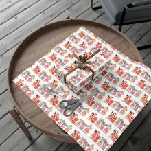 Load image into Gallery viewer, Puppy Christmas Gift Wrap Paper