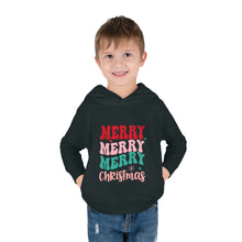 Load image into Gallery viewer, Merry + Bright Toddler Pullover Fleece Hoodie