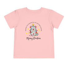Load image into Gallery viewer, Merry Christmas Festive Cat Christmas Kids Holiday T Shirt