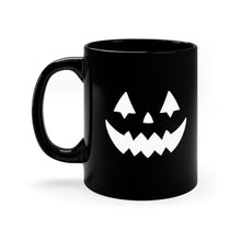 Load image into Gallery viewer, Halloween Pumpkin Face Halloween Mug, Coffee Mug 11oz Black Mug