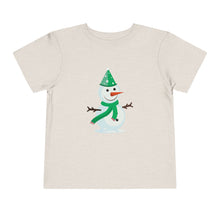 Load image into Gallery viewer, Snowman Kids Holiday T Shirt