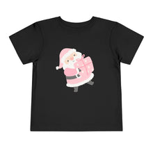 Load image into Gallery viewer, Pink Santa Christmas Kids Holiday T Shirt