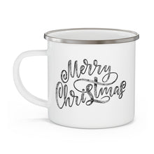 Load image into Gallery viewer, Merry Christmas Coffee Mug Enamel Camping Mug