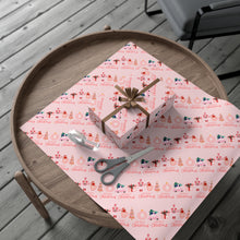 Load image into Gallery viewer, Pink Christmas Gift Wrap Paper