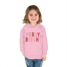 Load image into Gallery viewer, Merry + Bright Toddler Pullover Fleece Hoodie
