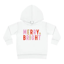 Load image into Gallery viewer, Merry + Bright Toddler Pullover Fleece Hoodie