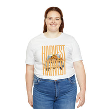 Load image into Gallery viewer, Harvest Happy Halloween Unisex Jersey Halloween Pumpkin Face Short Sleeve Tee