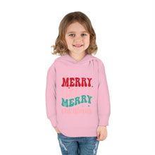 Load image into Gallery viewer, Merry + Bright Toddler Pullover Fleece Hoodie