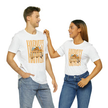 Load image into Gallery viewer, Harvest Happy Halloween Unisex Jersey Halloween Pumpkin Face Short Sleeve Tee