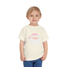 Load image into Gallery viewer, Pink Santa Christmas Kids Holiday T Shirt