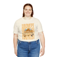 Load image into Gallery viewer, Harvest Happy Halloween Unisex Jersey Halloween Pumpkin Face Short Sleeve Tee