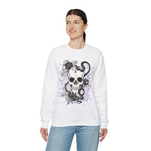 Load image into Gallery viewer, Skull Sweatshirt | Skull Boho | Halloween Gift | Skull Tshirt | Skull Hoodie | Skull Sweater | Womens Fall Sweater Crewneck Sweatshirt