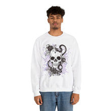 Load image into Gallery viewer, Skull Sweatshirt | Skull Boho | Halloween Gift | Skull Tshirt | Skull Hoodie | Skull Sweater | Womens Fall Sweater Crewneck Sweatshirt