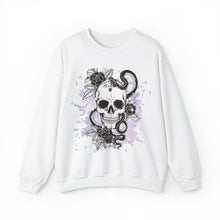 Load image into Gallery viewer, Skull Sweatshirt | Skull Boho | Halloween Gift | Skull Tshirt | Skull Hoodie | Skull Sweater | Womens Fall Sweater Crewneck Sweatshirt
