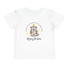 Load image into Gallery viewer, Merry Christmas Festive Cat Christmas Kids Holiday T Shirt