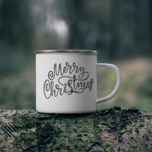Load image into Gallery viewer, Merry Christmas Coffee Mug Enamel Camping Mug