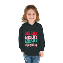 Load image into Gallery viewer, Merry + Bright Toddler Pullover Fleece Hoodie