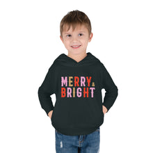 Load image into Gallery viewer, Merry + Bright Toddler Pullover Fleece Hoodie