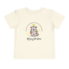 Load image into Gallery viewer, Merry Christmas Festive Cat Christmas Kids Holiday T Shirt