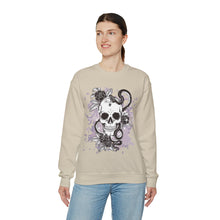 Load image into Gallery viewer, Skull Sweatshirt | Skull Boho | Halloween Gift | Skull Tshirt | Skull Hoodie | Skull Sweater | Womens Fall Sweater Crewneck Sweatshirt