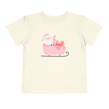 Load image into Gallery viewer, Santa Sleigh Christmas Kids Holiday T Shirt