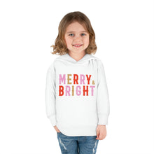 Load image into Gallery viewer, Merry + Bright Toddler Pullover Fleece Hoodie