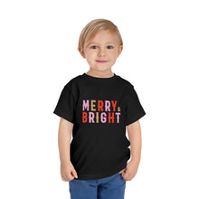 Load image into Gallery viewer, Merry + Bright Kids Holiday T Shirt