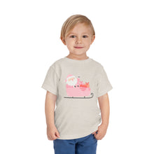 Load image into Gallery viewer, Santa Sleigh Christmas Kids Holiday T Shirt