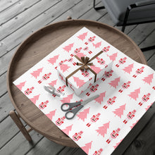 Load image into Gallery viewer, Pink Holiday Gift Wrap Papers