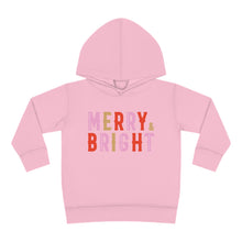 Load image into Gallery viewer, Merry + Bright Toddler Pullover Fleece Hoodie