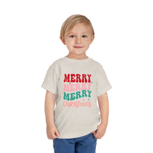 Load image into Gallery viewer, Merry, Merry Christmas Kids Holiday T Shirt