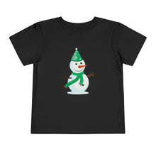 Load image into Gallery viewer, Snowman Kids Holiday T Shirt