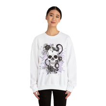 Load image into Gallery viewer, Skull Sweatshirt | Skull Boho | Halloween Gift | Skull Tshirt | Skull Hoodie | Skull Sweater | Womens Fall Sweater Crewneck Sweatshirt