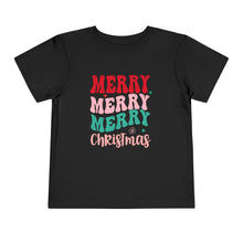 Load image into Gallery viewer, Merry, Merry Christmas Kids Holiday T Shirt