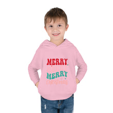 Load image into Gallery viewer, Merry + Bright Toddler Pullover Fleece Hoodie