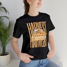 Load image into Gallery viewer, Harvest Happy Halloween Unisex Jersey Halloween Pumpkin Face Short Sleeve Tee