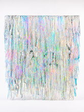 Load image into Gallery viewer, Premium All Mylar : All Iridescent Fringe Backdrop Birthday Party Decor