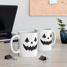 Load image into Gallery viewer, Pumpkin Face Happy Halloween Mug 11oz