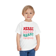 Load image into Gallery viewer, Merry, Merry Christmas Kids Holiday T Shirt