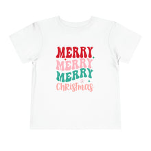 Load image into Gallery viewer, Merry, Merry Christmas Kids Holiday T Shirt