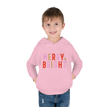 Load image into Gallery viewer, Merry + Bright Toddler Pullover Fleece Hoodie