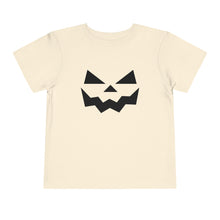 Load image into Gallery viewer, Pumpkin Face Toddler Short Sleeve Tee